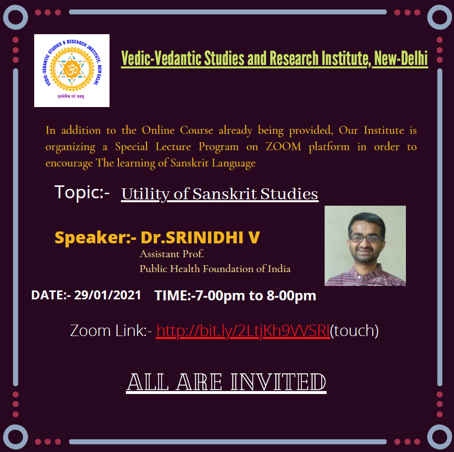 Seminar on Utility of Sanskrit Studies
